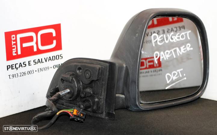 ESPELHO RETROVISOR DIREITO PEUGEOT PARTNER - 2