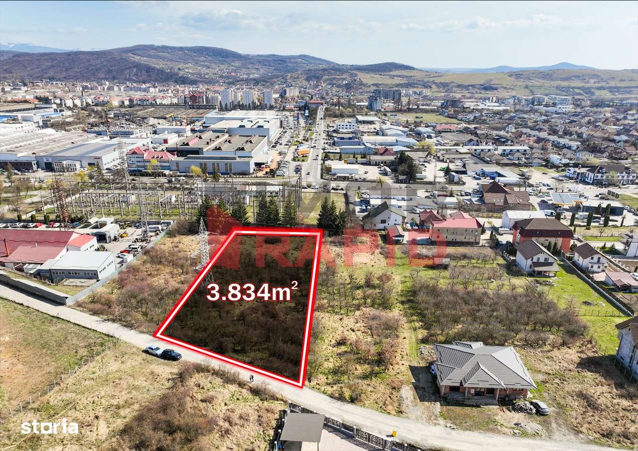 Teren de vânzare | Bistrița | 3835mp |Ok Shopping Center | intravilan.-2