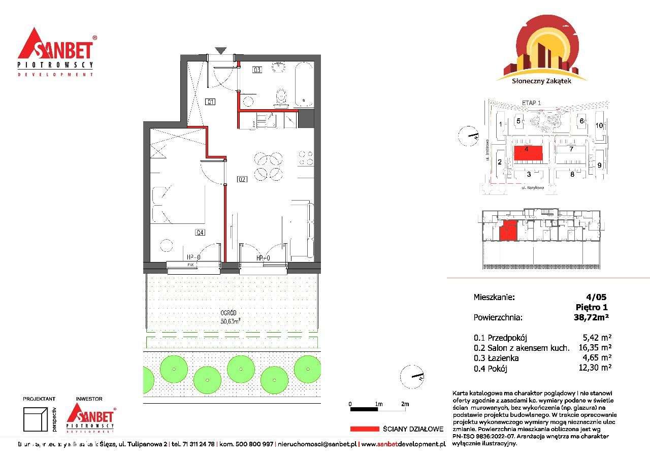 Ogród | 2 Pokoje | Inwestycyjnie - Pełny obrazek: 2/7