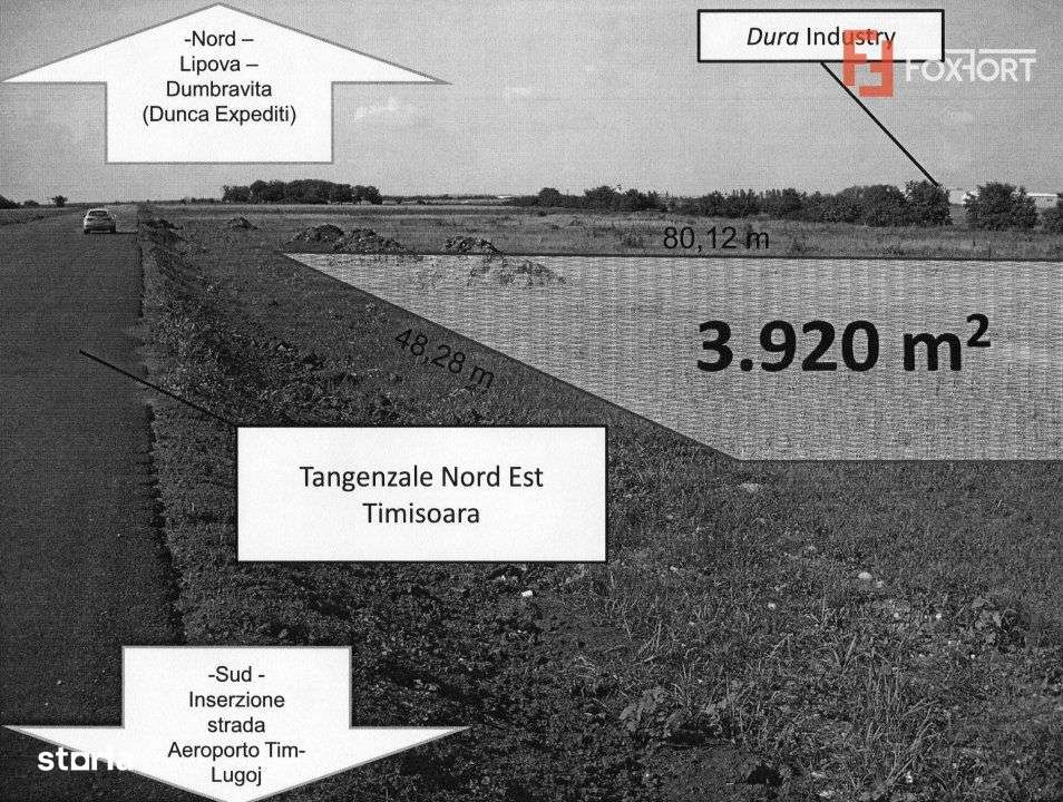 Teren Aeroport 3920 mp cu front stradal la centura de 48,28 ml - ID V5 - Imagine principală: 4/4