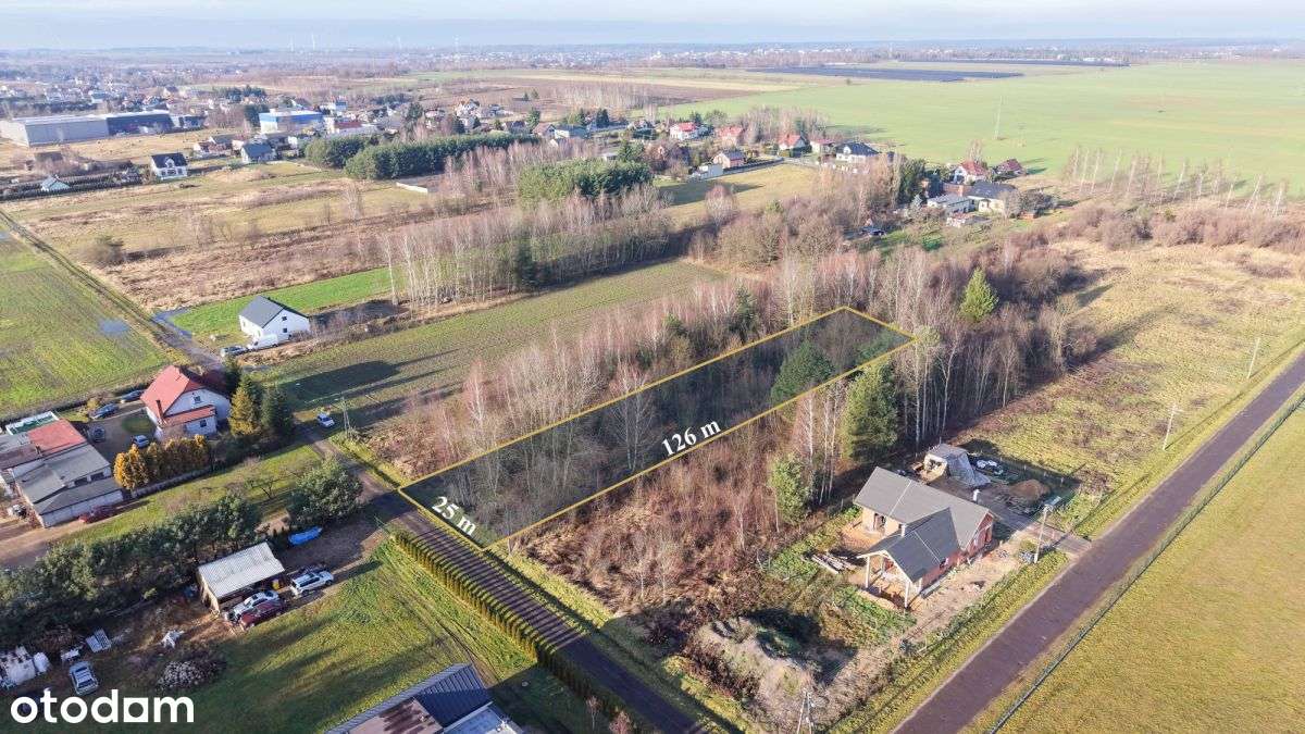 Działka budowlana w cichej okolicy - Pełny obrazek: 3/9