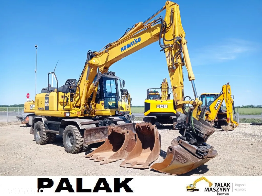 Komatsu Koparka kołowa  KOMATSU PW 160-7 E   +ROTATOR   , 2009  rok - 2