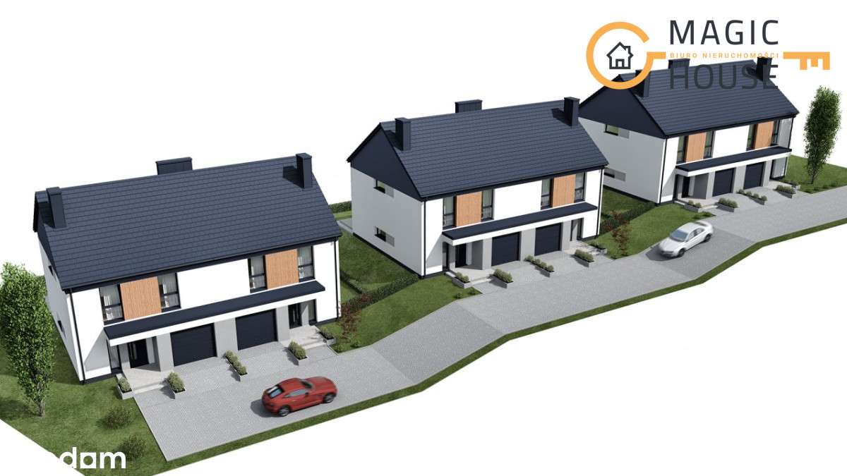 5 pokoi, garaż, budynek łączony garażami - Pełny obrazek: 4/12