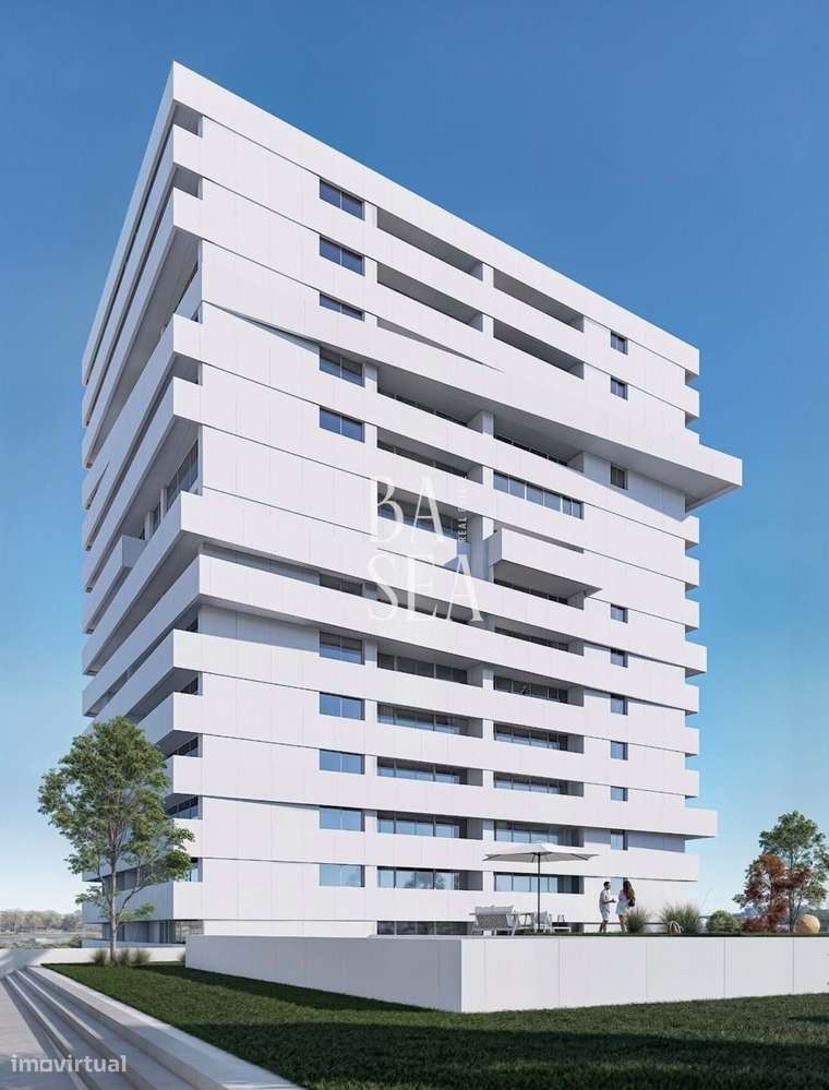Apartamento T2 novo em condomínio com piscina em Ramalde Porto-16