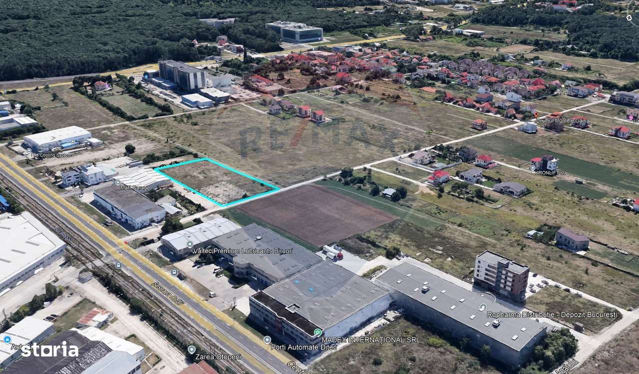 Teren intravilan 5.400 mp | Odăi – Papușa | CUT 2.5 | POT 60% | P+4-4