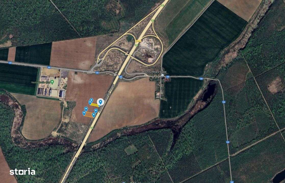 Teren intravilan(2200 mp/4500 mp) cu deschidere la autostrada A3!-2