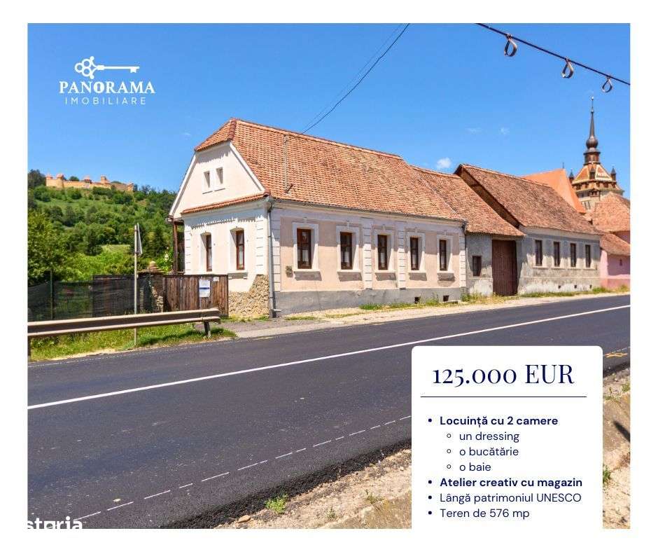 Proprietate cu farmec istoric și potențial turistic in Saschiz - Imagine principală: 2/20