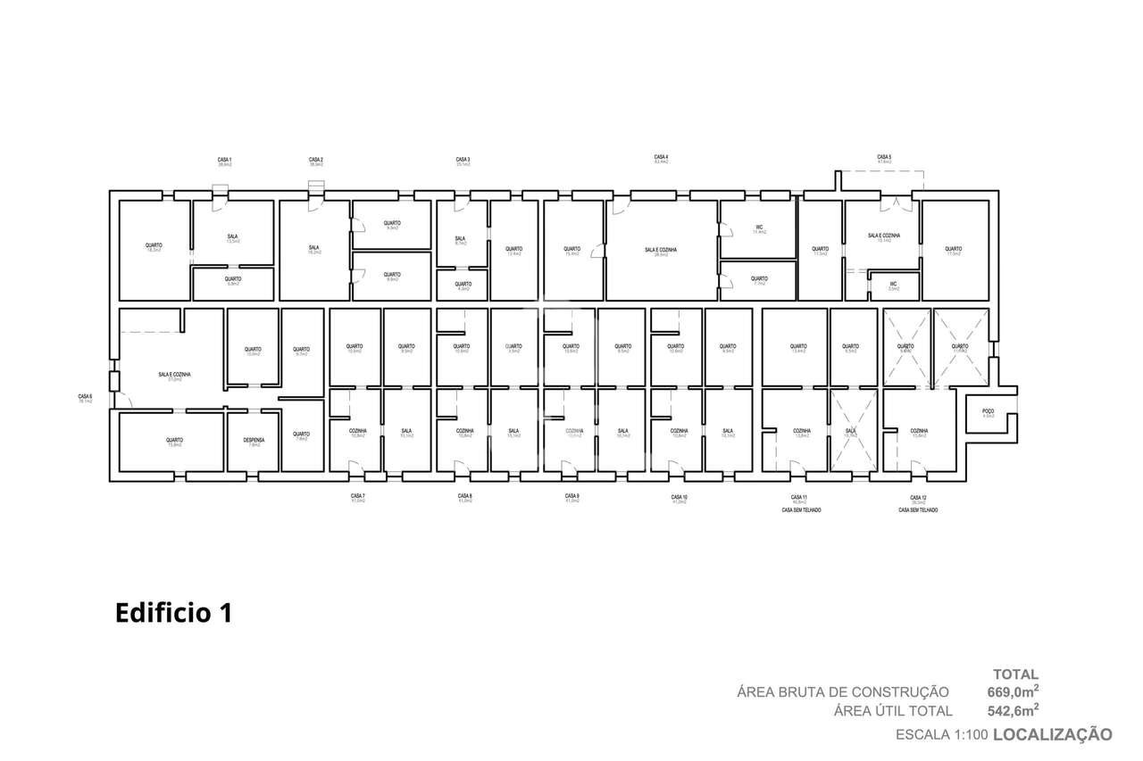 Propriedade com 12ha, 2 casas urbanas e 10 casas rústicas | Évora - Grande imagem: 4/26