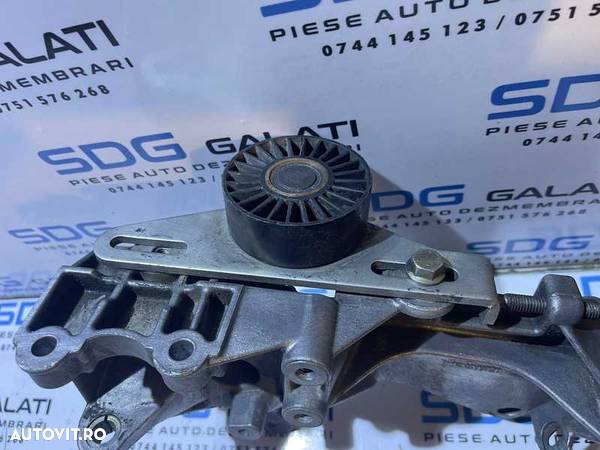 Suport Accesorii Rola Intinzatoare Alternator Motor Dacia Logan 1.4 2004 - 2012 Cod 7700273712 - 4