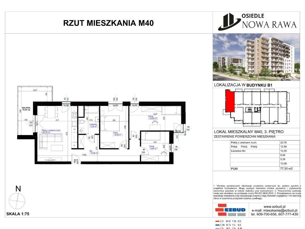 Osiedle Nowa Rawa | mieszkanie 4-pok. | 40 - Pełny obrazek: 4/9