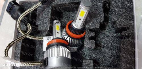 Bec Led H11 16000lm Lumina rece 6500k - 1