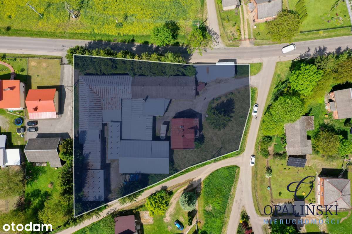 Dom | budynki usługowo produkcyjne | działka 36ar-13