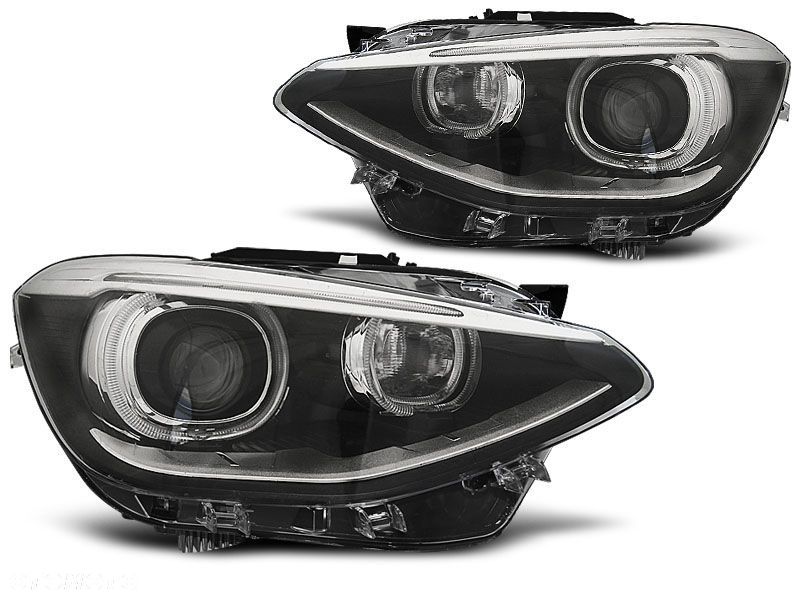 LAMPY REFLEKTORY BMW F20/F21 11-14 RINGI LED BLACK - 1