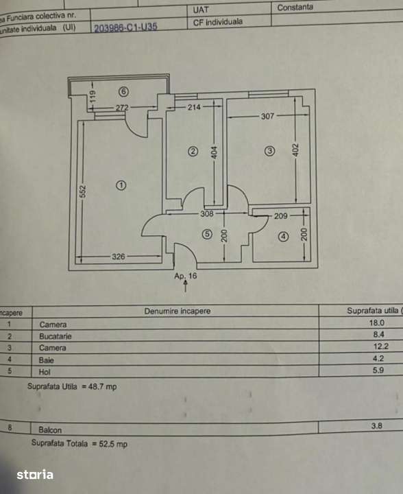 Apartament 2 camere, decomandat – Tomis 1 - Imagine principală: 5/5