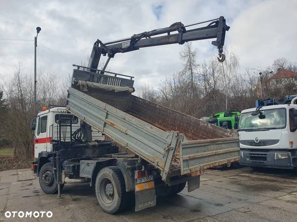 MAN 19.332 kipper + dźwig Hiab - 8