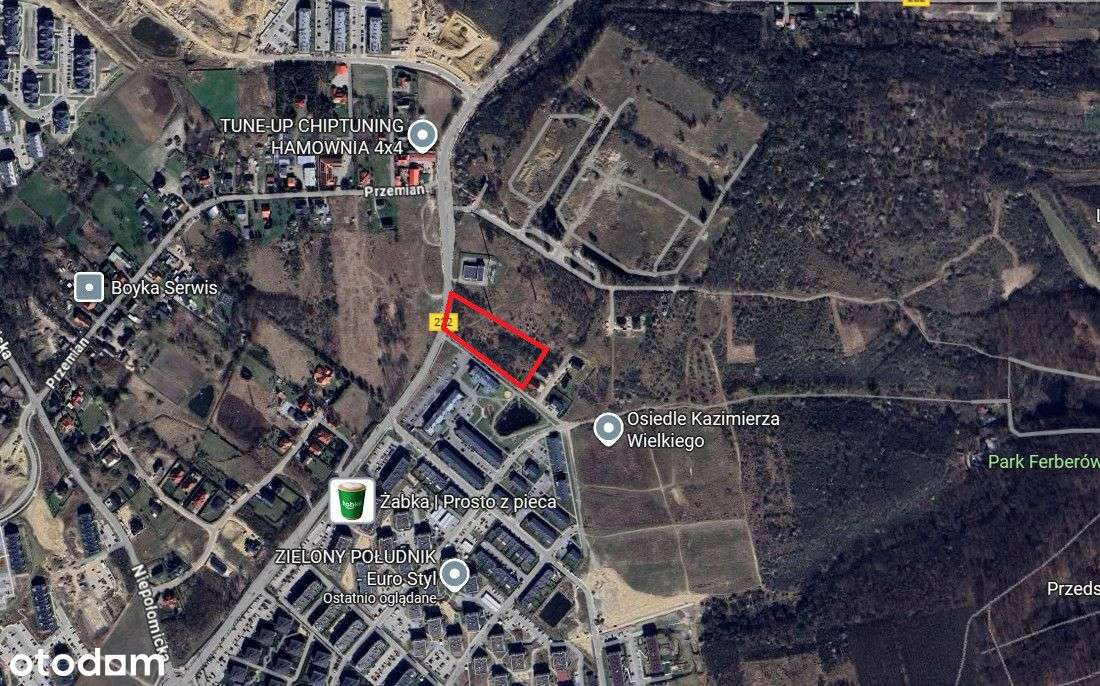 działka usługowa przy ul. Starogardzkiej.-1