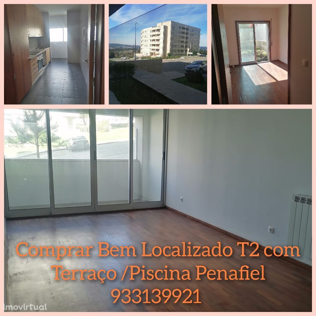 Comprar Excelente T2 2Frentes / Terraço /Piscina Penafiel