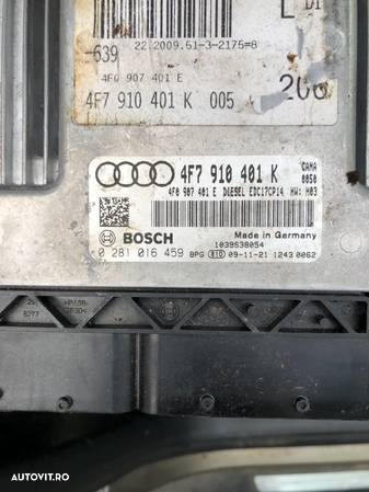 ECU Calculator motor Audi A6 2.7TDI 4F7910401K 0281016459 EDC17CP14 CANA - 2