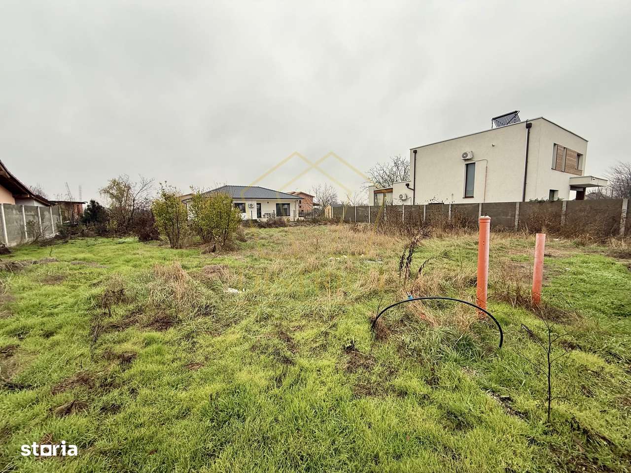 Teren cu proiect de Duplex P+1E 614 mp | Sacalaz - Imagine principală: 1/4