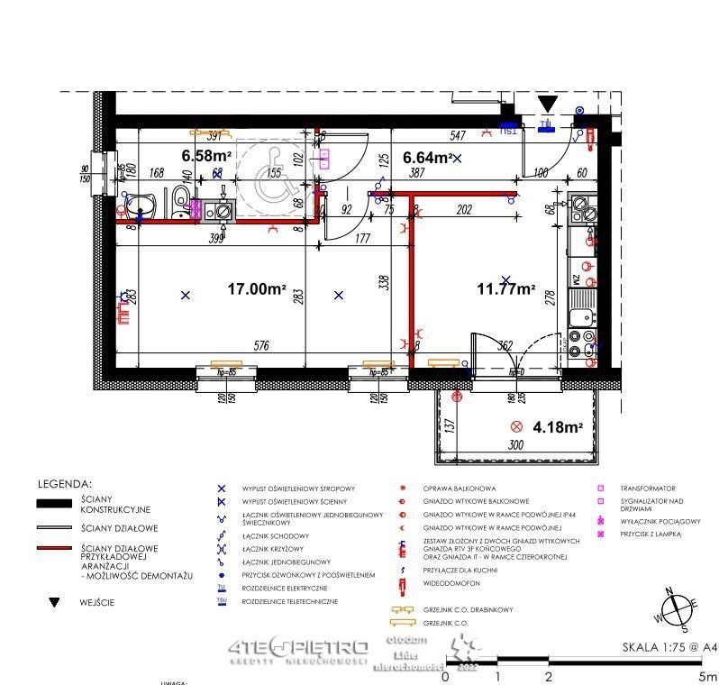 lokal inwestycyjny, Felin, 2 pokoje , 42m2, 2025r.