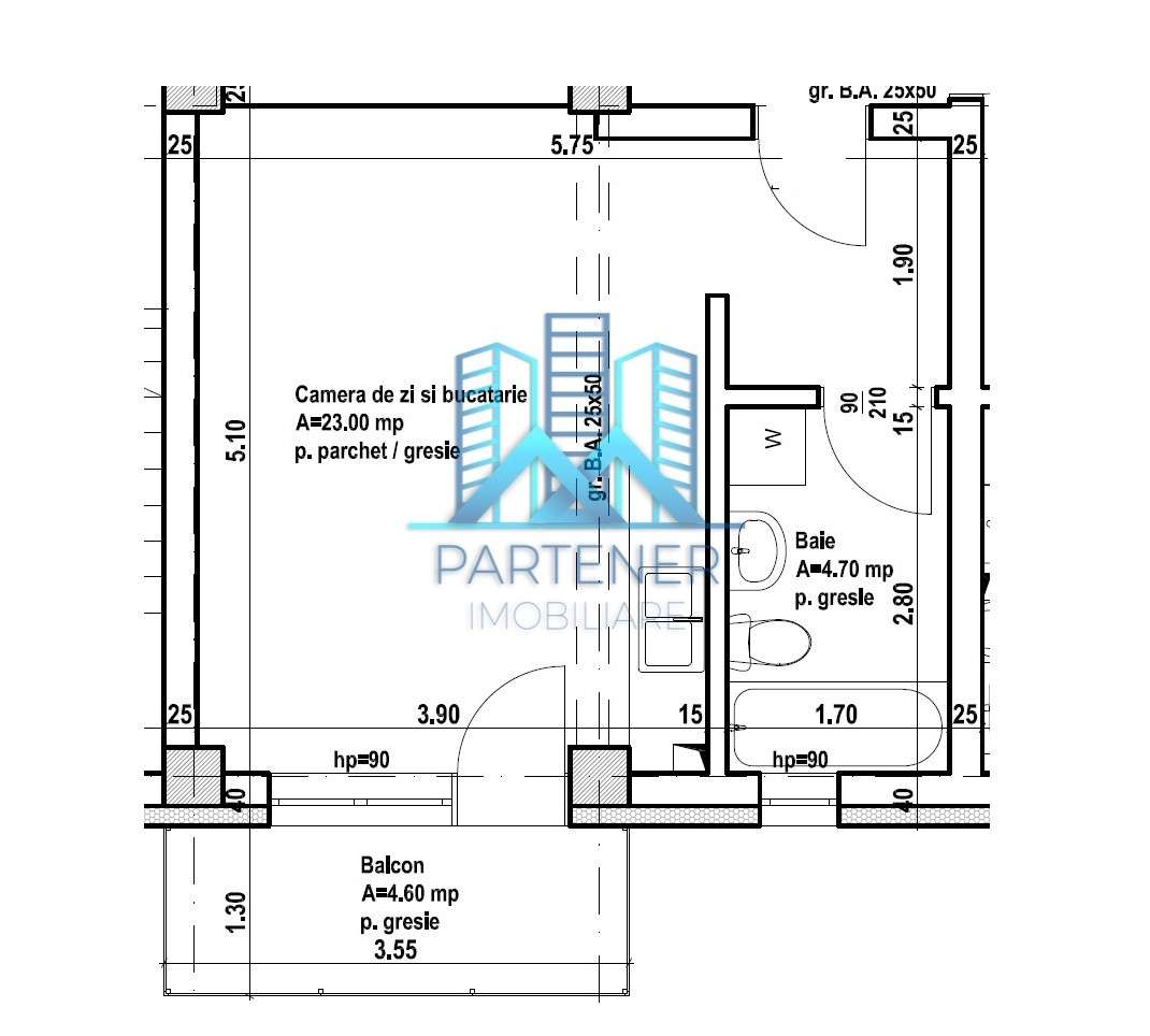 FINALIZAT!Parcare intabulata!Apart. 1 camera,32 mp,Pacurari-Rediu - Imagine principală: 2/4