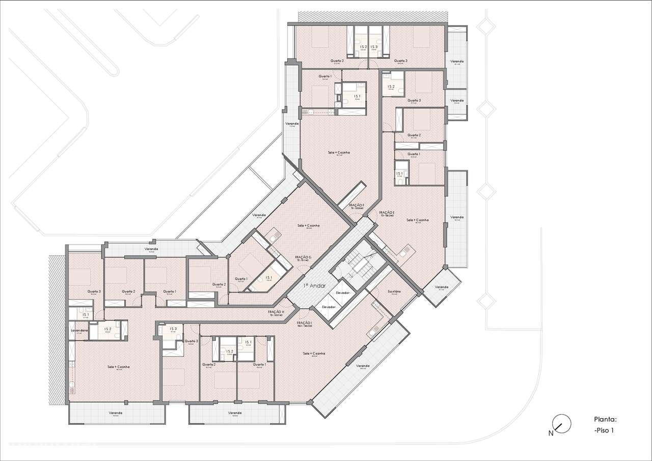 Apartamentos T2,T3 e T3+1 (equivalente a T4) no Entroncamento com Acab - Grande imagem: 2/35