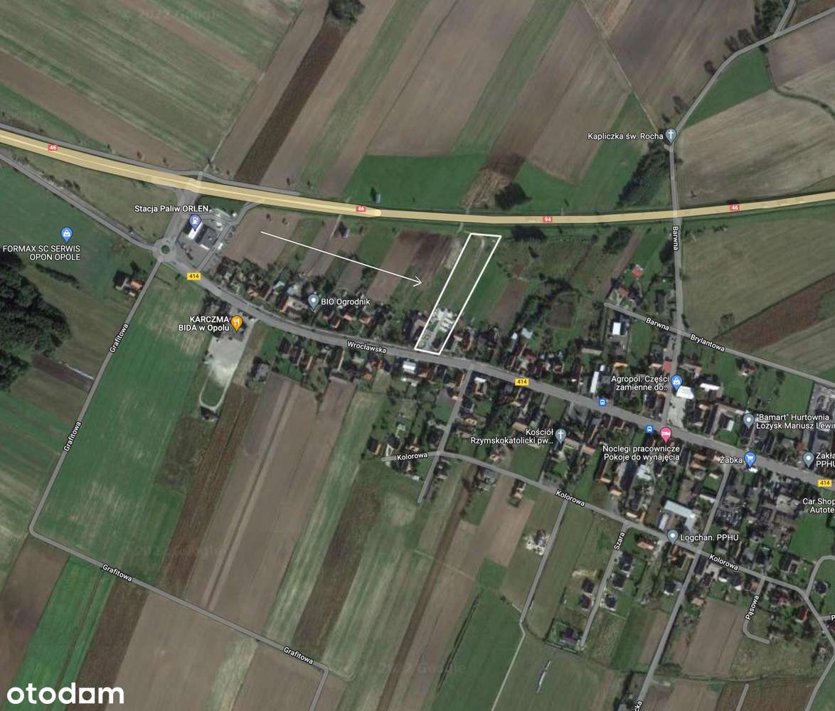 Budynek z placem przy obwodnicy Opola-14