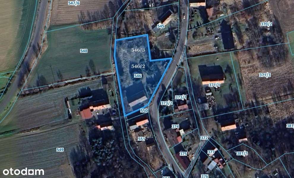 Działka budowlana – Ocice, nr 546/3-1