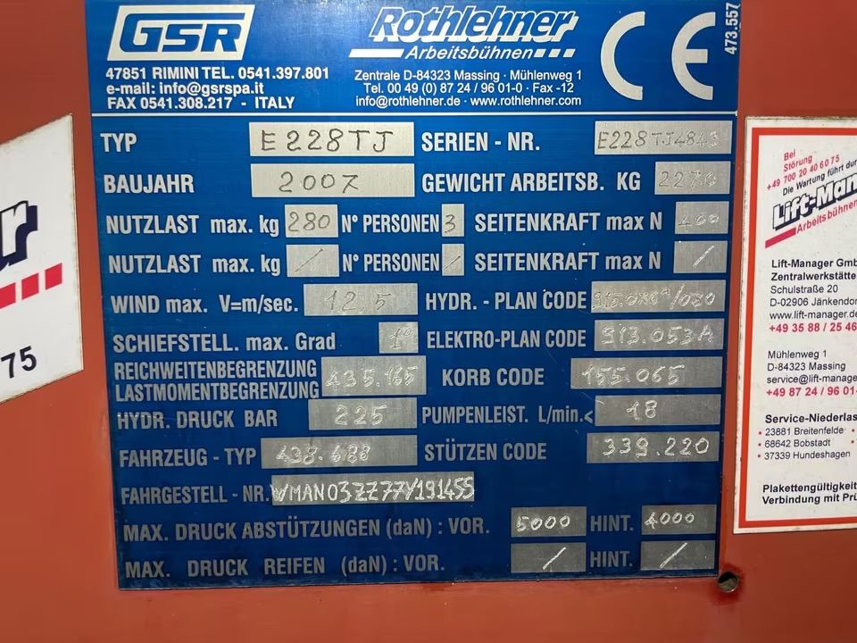 Podnośnik Koszowy Zwyżka Gsr Hydraulicnzy UDT SUPER STAN !!! - zdjęcie 15
