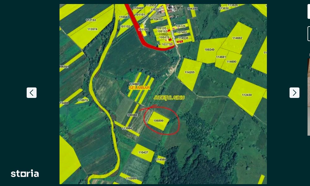 Vand Teren  Extravilan, 4000mp, Mohu- Selimbar - Imagine principală: 2/3