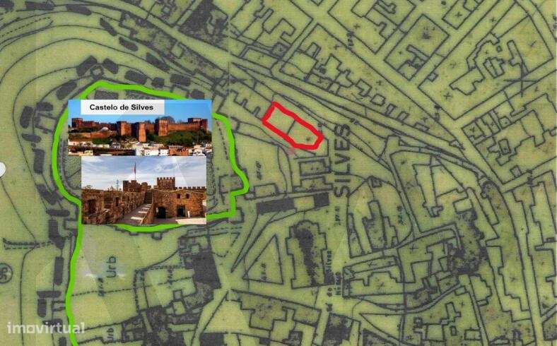 Silves: Venda de Propriedade Urbana junto ao Castelo. - Grande imagem: 5/8