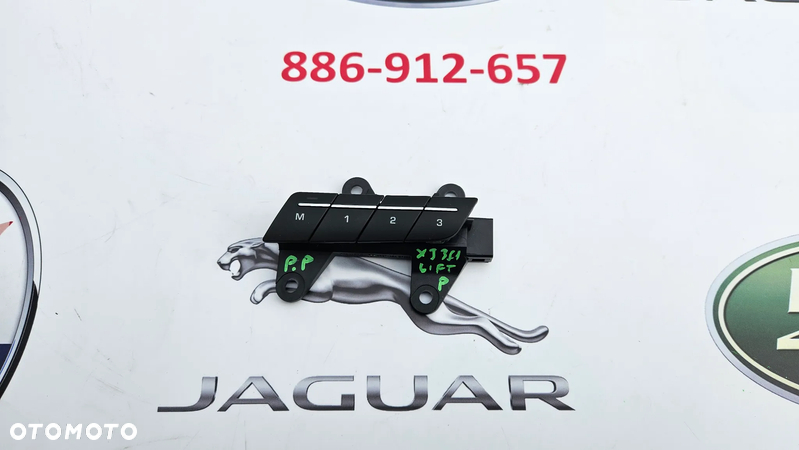 Jaguar XJ 351 LIFT 2015-2019 Panel pamięci fotela prawego Przycisk prawy Przełącznik AW93-14776-AE - 1