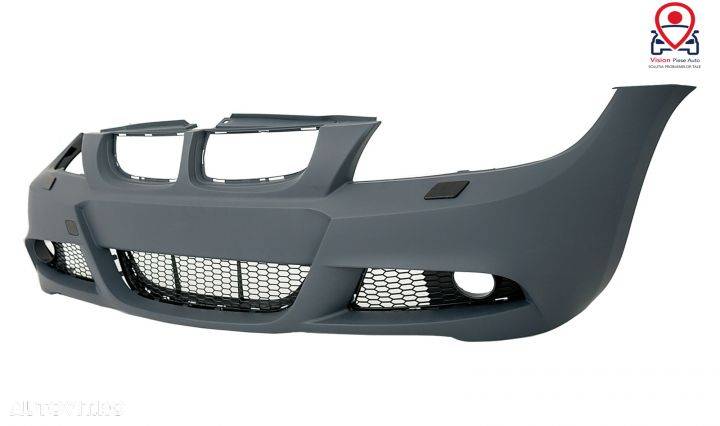 Kit Exterior compatibil cu BMW Seria 3 E90 (2005-2008) M-Technik Design cu Praguri Laterale Tuning - 2