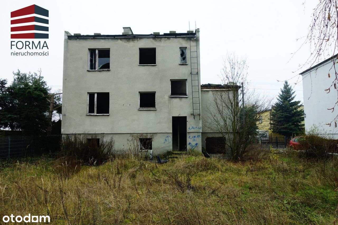 Działka z budynkiem do wyburzenia-5