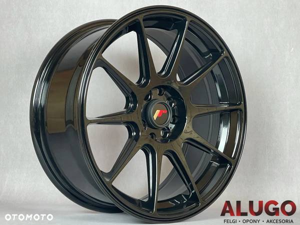 Alufelgi JR 18 5x114,3/120 Felgi BMW E32 E34 E38 E60 Nowe Czarne - 4