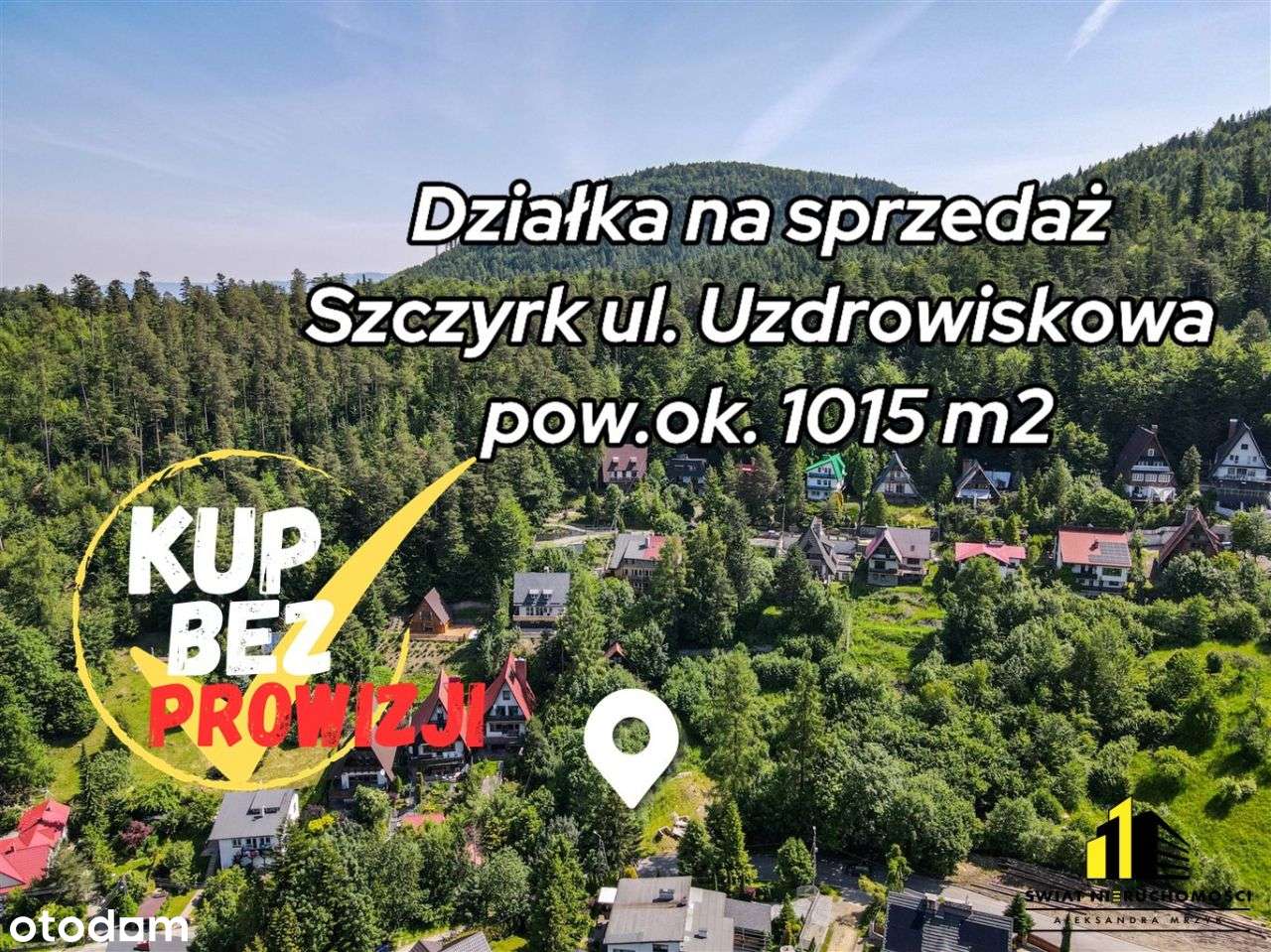 Działka budowlana Szczyrk ul. Uzdrowiskowa - Pełny obrazek: 1/10