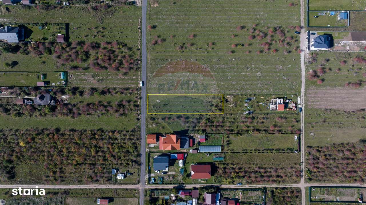 Teren Sanpetru -livada, Strada Nucului, 1296mp, apa, gaz, curent - Imagine principală: 5/11