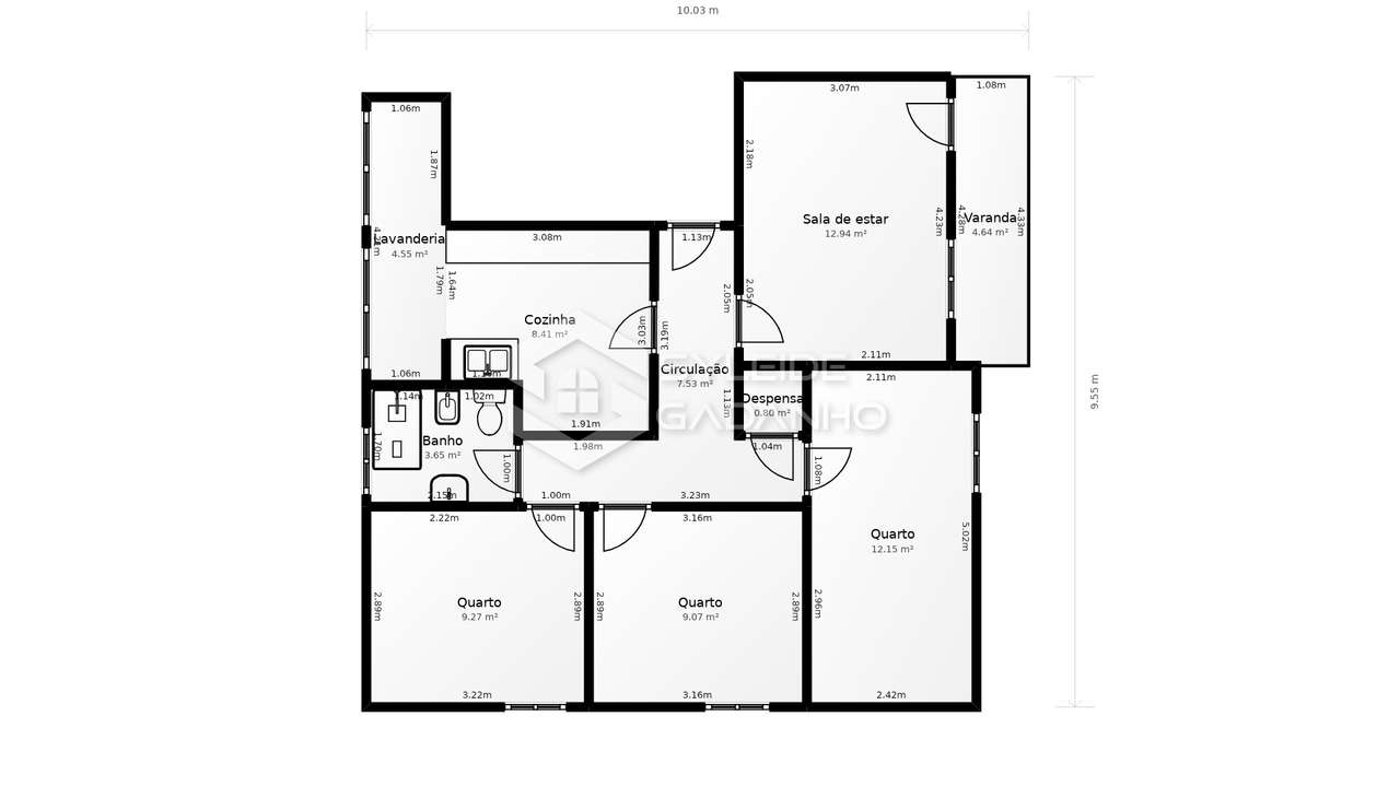 Apartamento T3 à Venda na Covilhã - Bloco Estrela-34
