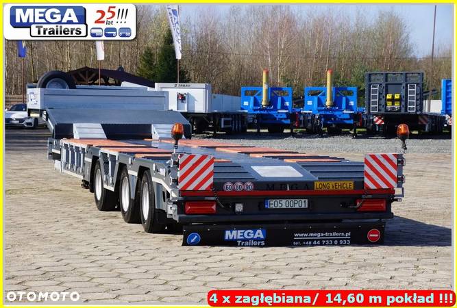 Mega Niskopodłogowa 4 x ZAGŁĘBIENIA na koła, dł. 9.600 mm ład. 41 Ton NOWOŚĆ !!! - 5
