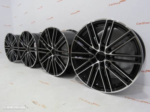 Jantes Look Porsche Panamera Turbo S 20 x 9.5 et 55+ 11 et 60 5x130 - 6