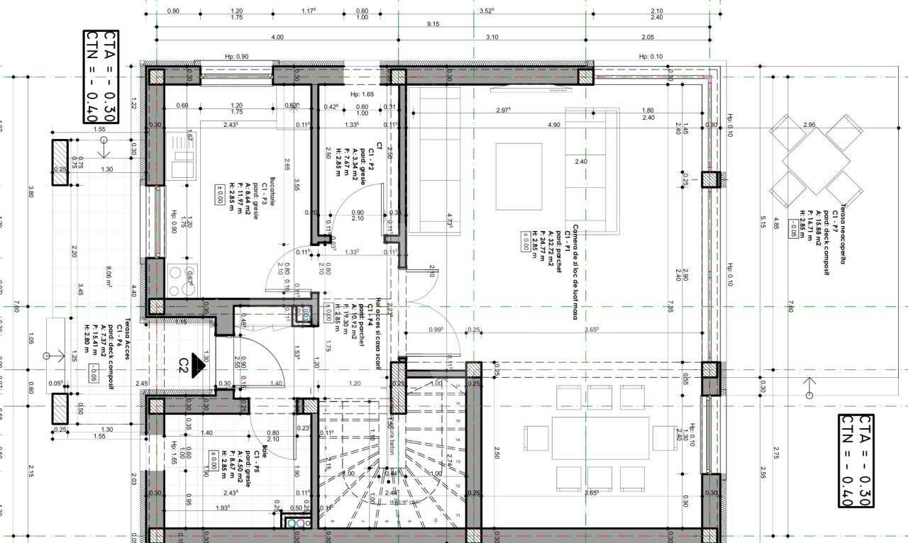 Casa 4 camere 3 bai singur in curte zona Selimbar Sibiu de vanzare-1