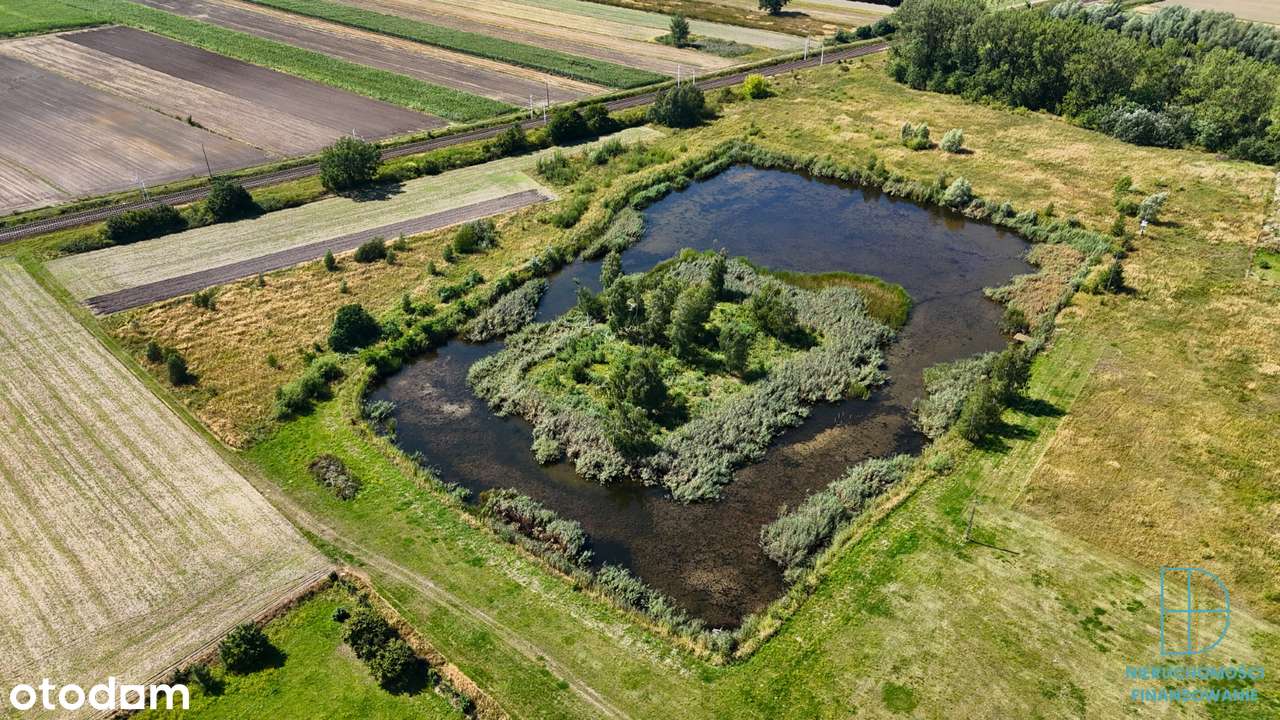 Działka inwestycyjna 7,4 ha ze stawem – przy DK92 i A1-10