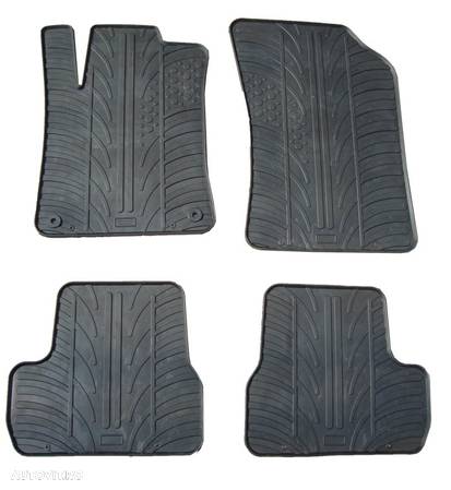 Set covorase auto din cauciuc Citroen C3 cu 5usi 2010-10.2016, Citroen DS3 2010-2016, Gledring, 4 buc. - 1