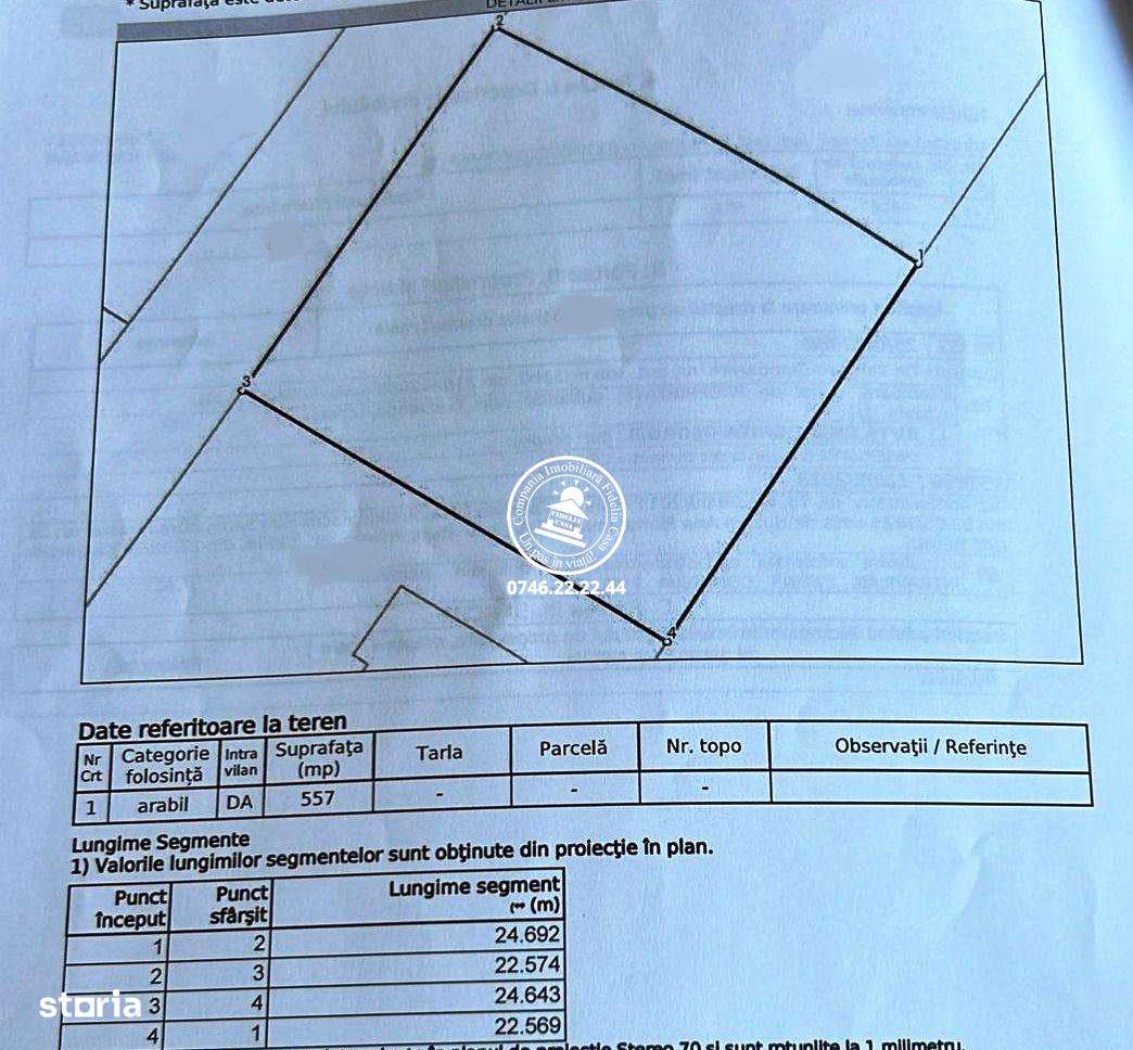 Teren intravilan 560mp , Breazu ,Iasi, Platou Marzesti - Imagine principală: 2/2