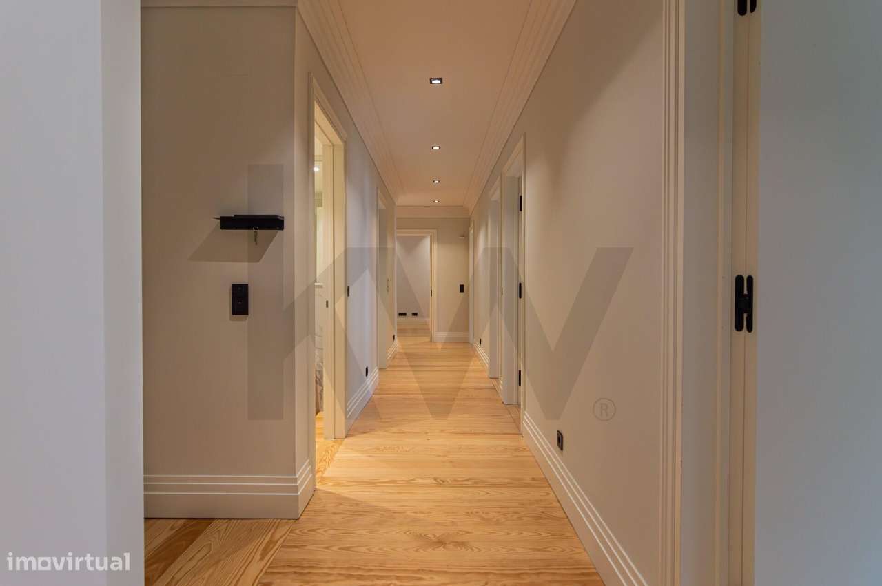 Apartamento T3| arrendamento | renovado | 3 salas | junto ao Marquês d - Grande imagem: 2/32