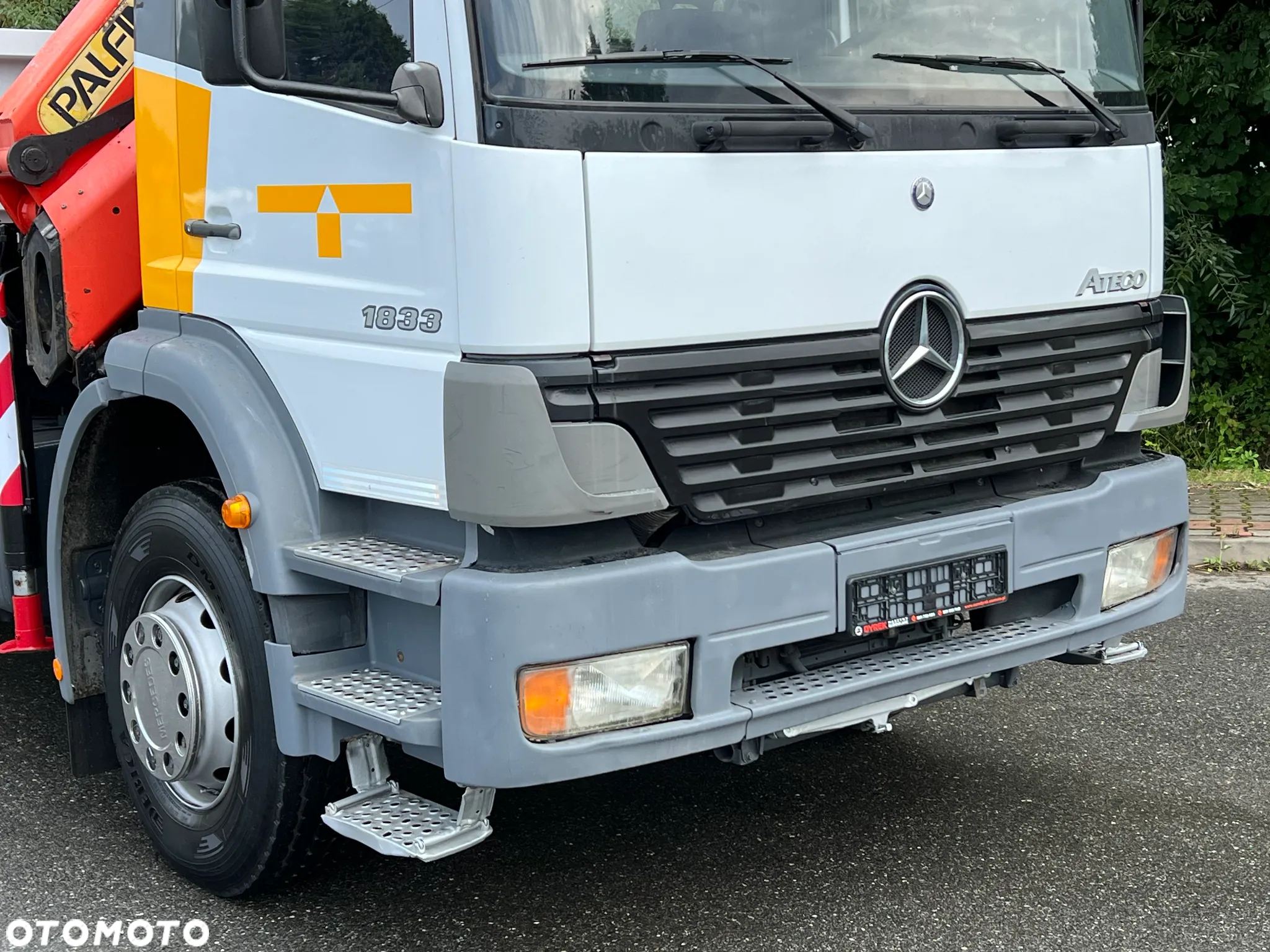 Mercedes-Benz * MERCEDES ATEGO 1833 KIPER WYWROTKA  4x2 KRAN PALFINGER PK 12500 BARDZO DOBRY STAN - 2