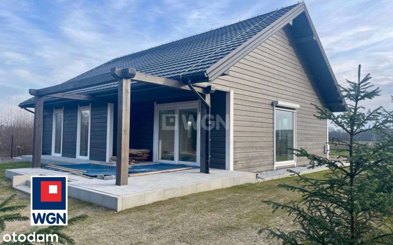 Dom szkieletowy z antresolą, przestrzeń, zieleń, cisza-15