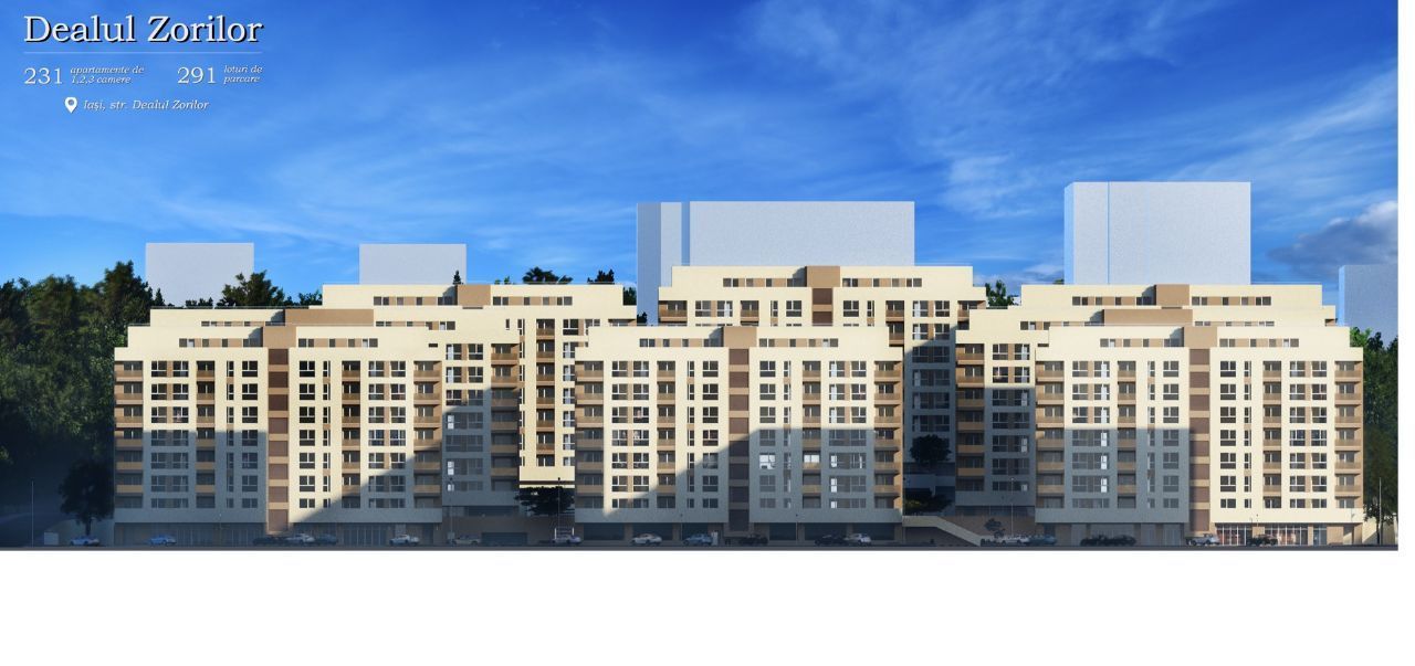Apartament 2 camere in Complex Rasarit de soare Dealul Zorilor Copou