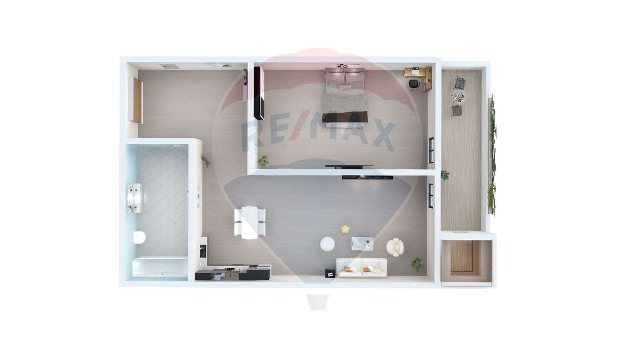 Apartament 2 camere - Imagine principală: 4/4