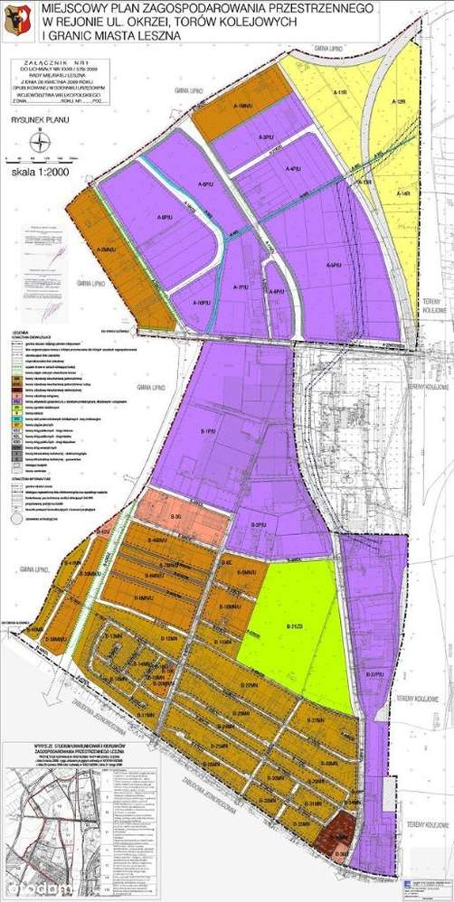 OBNIŻKA CENY!!! Działka w strefie inwestycyjnej, Leszno-Wilkowicka - Pełny obrazek: 5/5